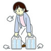 買い物で重たい… 買い物で重たい…